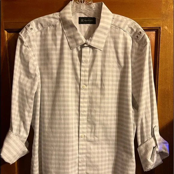 Brand new with tags INC casual button down collared long sleeve shirt - Picture 2 of 3